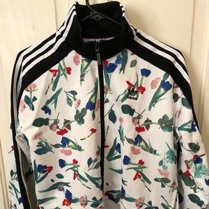 NWT ADIDAS WOMENS CROP TRACK JACKET SIZE S